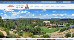 Desktop Screenshot of chaparralpinesrealestate.com